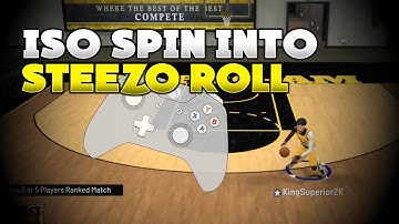 NBA 2K20 ISO SPIN INTO STEEZO ROLL COMBO AFTER PATCH 12 DRIBBLE TUTORIAL