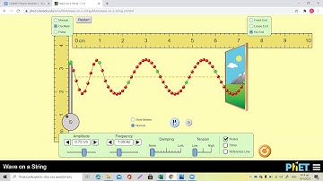 Phet simulation and virtual lab on waves