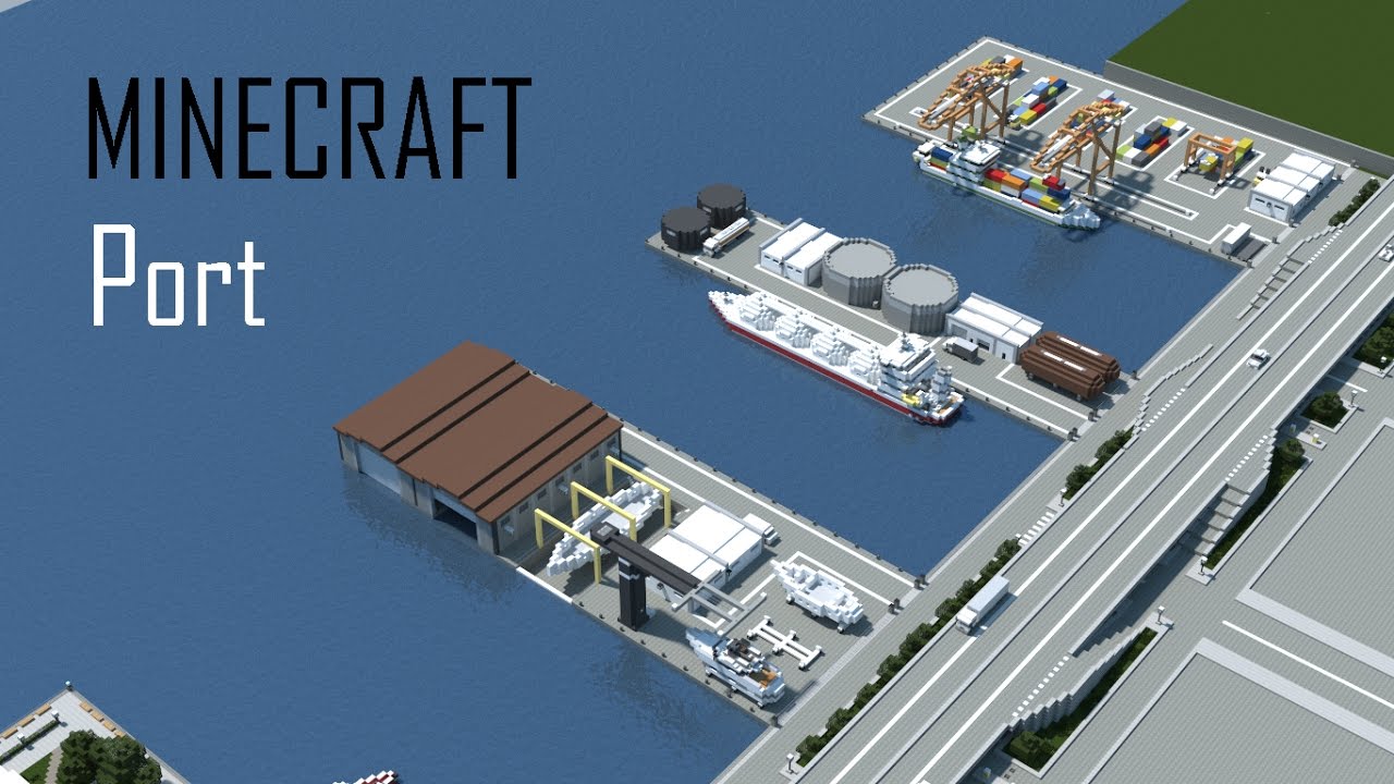 Minecraft Port/Docks + Download - YouTube