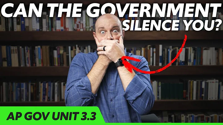 The FIRST Amendment: Freedom of SPEECH [AP Gov Review Unit 3 Topic 3 (3.3)]