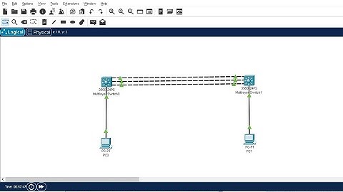 How To Configure LACP Etherchannel Protocol in Cisco Packet Tracer