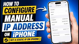 How to Set a Static IP Address on iPhone (Step-by-Step Guide) | How to Configure Manual IP on iPhone screenshot 4