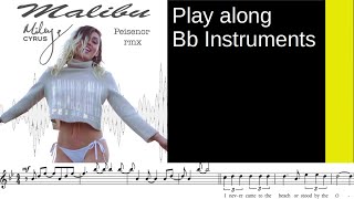 Malibu (Miley Cyrus, 2017), B-Instrument Play along
