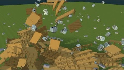 Building Destruction Simulation Part 2 - Simple Sandbox 2 (Reupload)