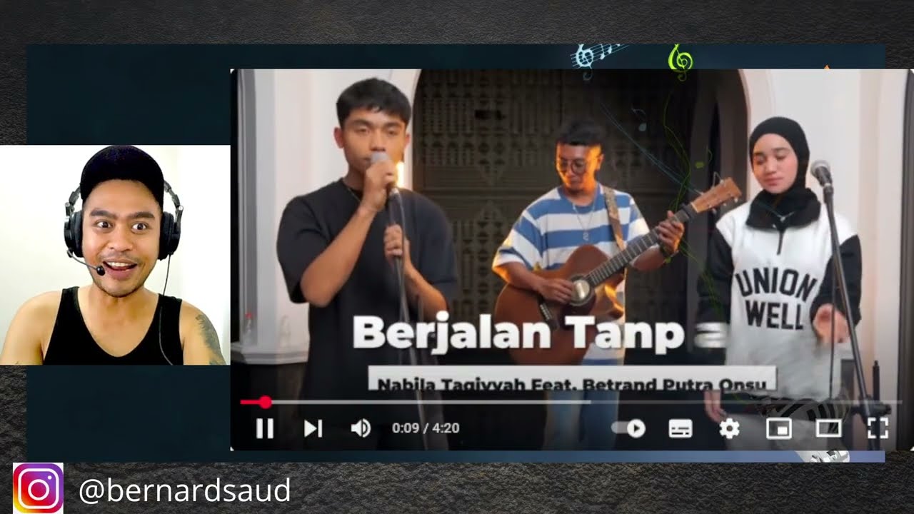 Nabila Taqiyyah feat Betrand Putra Onsu - Berjalan Tanpamu (Live) | SINGER REACTION