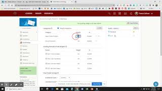 Schoology setting up categories for gradebook