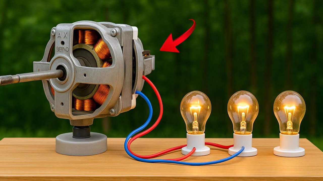 No More Electricity Bills … Old Fan Motor Solved the Problem👆