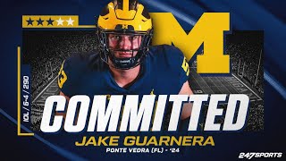WATCH: Jake Guarnera commits to Michigan LIVE on 247Sports