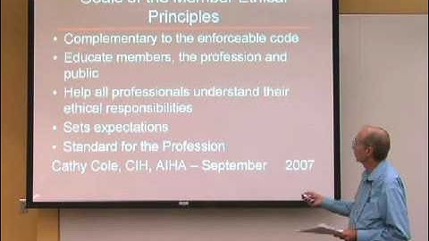 02-Introduction to IH Professional Code of Ethics - Lecture 2