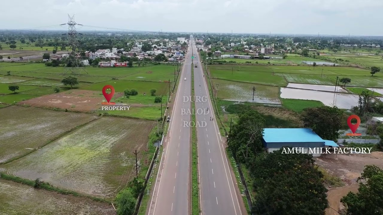 Prime Commercial Plot on Balod–Durg Main Road 