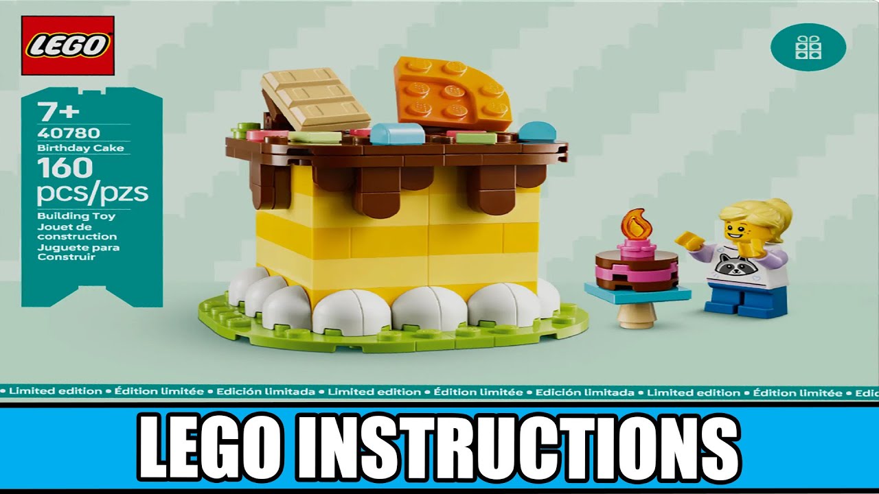 Seasonal - Birthday Cake - Birthday LEGO instructions