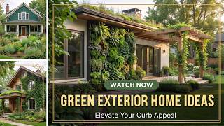 Vibrant! 🌿 Green Exterior Home Ideas 2026 with Sage Olive Forest and Dark Green Shades for Any Home