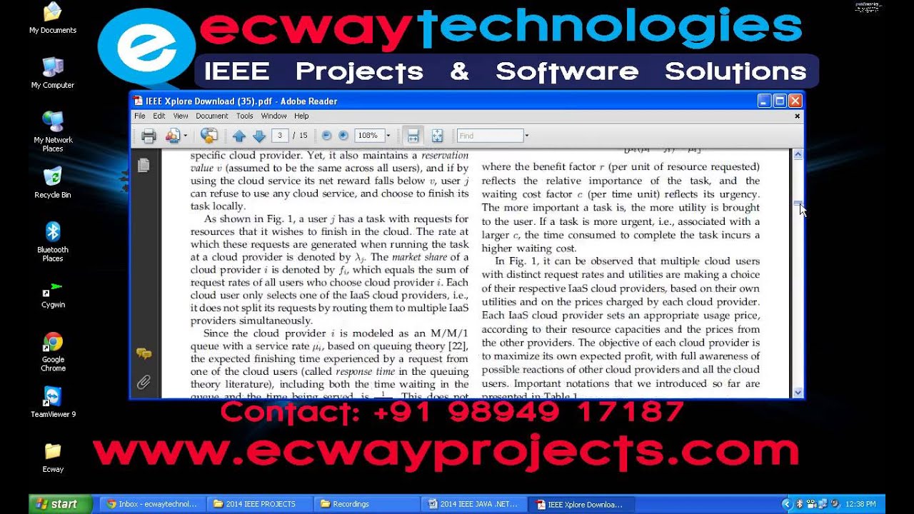Price Competition in an Oligopoly Market with Multiple IaaS Cloud Providers ECWAY