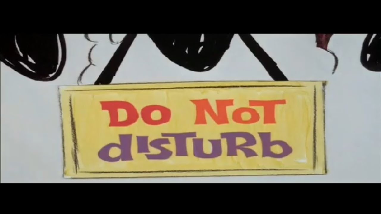 DO NOT DISTURB opening credits (#46)