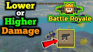 Battle Royale Weapon Damage Differences? - Pixel Gun 3D