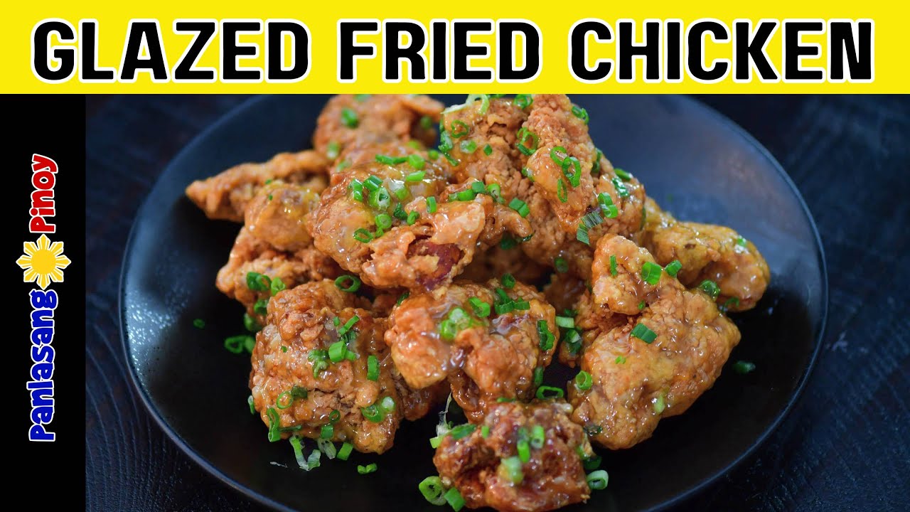 Fried Chicken wiith Mayo Garlic Glaze YouTube