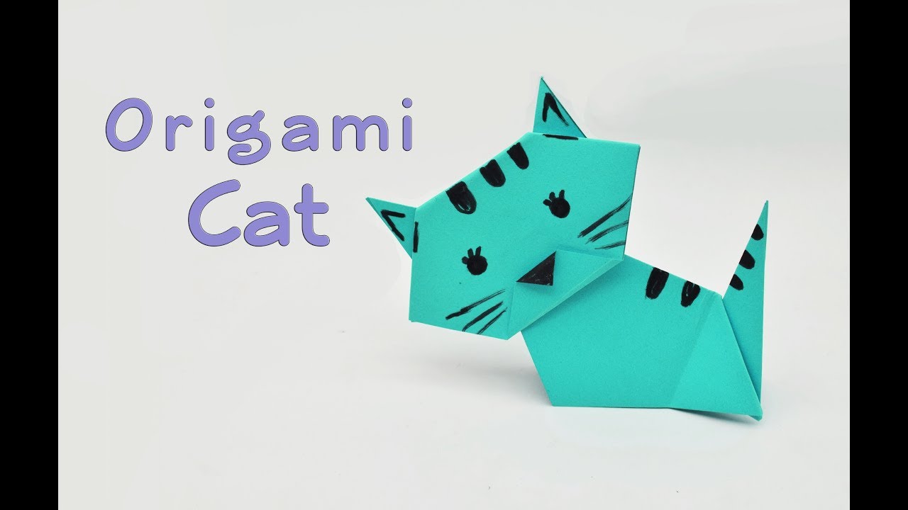 How to make a paper Cat? - YouTube