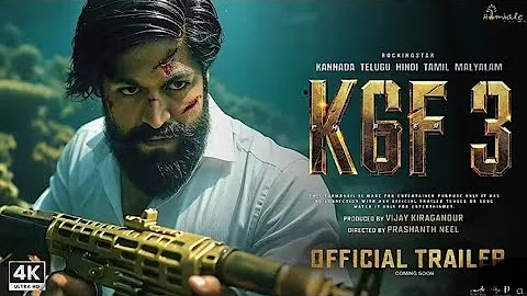 K.G.F: Chapter 3 - Official Trailer | Rocking Star Yash | Prabhas | Prashanth Neel 2025 2026 viral 