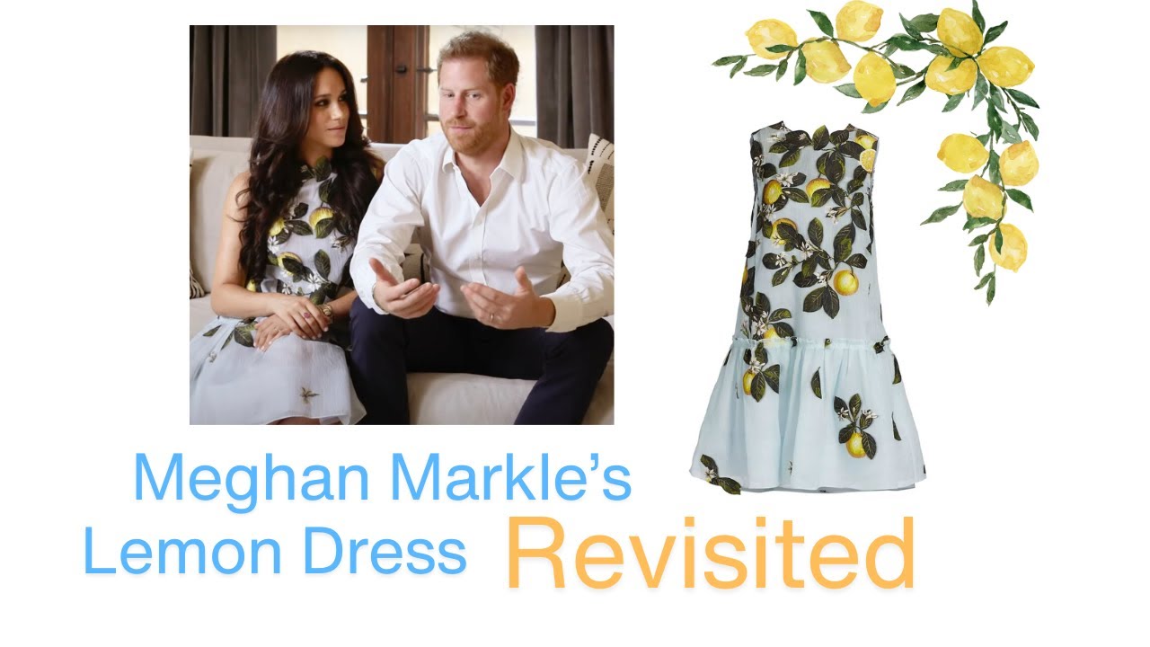 Meghan Markle's Fresh Lemon Print Dress