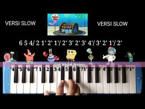 Not Pianika Spongebob Krusty Krab Spongebob Krusty Krab theme song on melodica / not angka pianika Spongebob Krusty Krab - YouTube