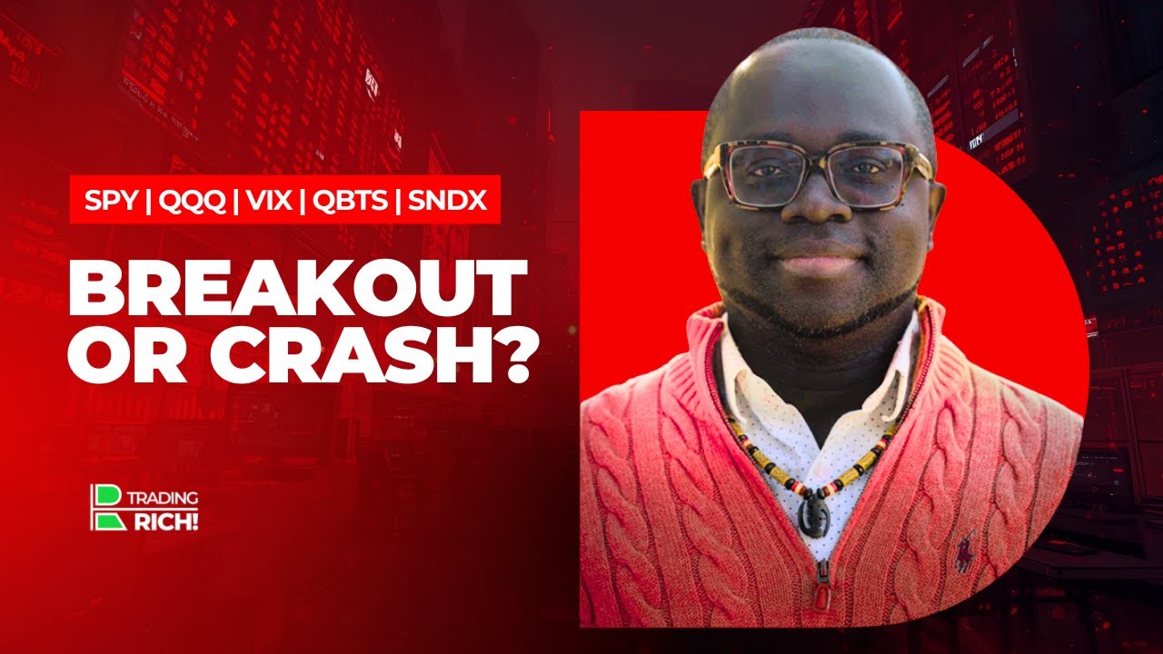 🚨 Market at a Tipping Point: Breakout or Crash? SPY, QQQ, VIX, QBTS & SNDX ALERT!