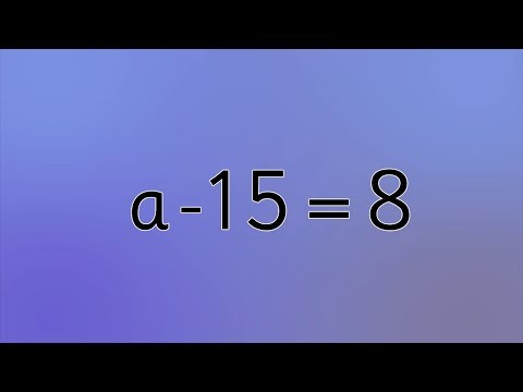 Video: Vad är det okända talet i matematik?