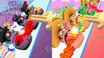 Teeth Runner 👅😁😬🔥 Gameplaywalkthrough All Levels Android iOS