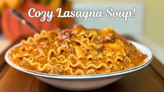 Crockpot Lasagna Soup | Cozy One-Pot Fall Dinner with ZERO Fuss