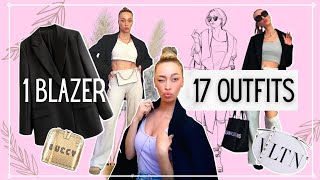 BLACK BLAZER OUTFIT IDEAS 2022 - Spring/Summer I 1 Blazer 17 Outfits