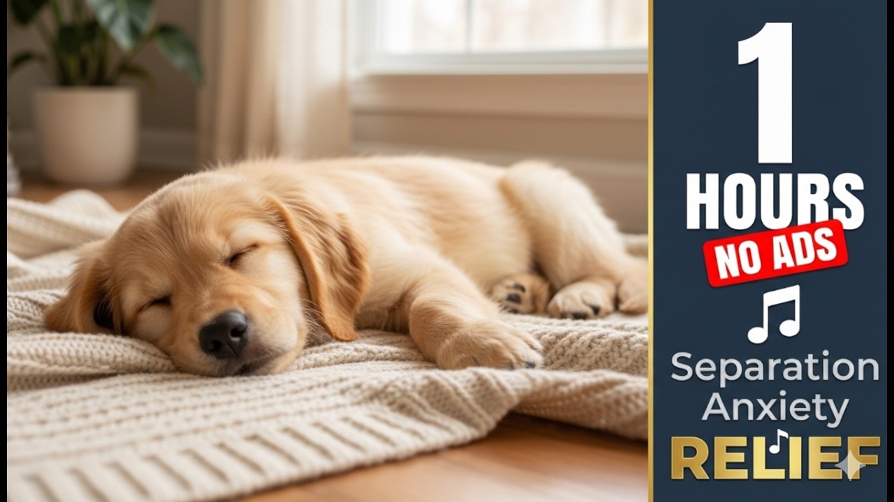 Успокаивающая музыка для собак (1 час) 🐶 Быстрое облегчение тревоги разлуки