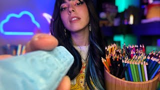 ASMR You Are My Art Project 🎨❤️ (camera touching + personal attention) role play ✨