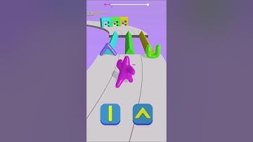 Best Fun Game Ever Blob Shifter 3D Challenge Run Lvl 206 #games #gaming #gameplay #trendlab