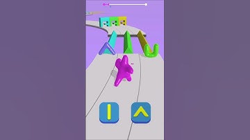 Best Fun Game Ever Blob Shifter 3D Challenge Run Lvl 206 #games #gaming #gameplay #trendlab