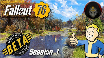 OUR FUTURE BEGINS! | Fallout 76 BETA #1 - [Solo Play | Stream Highlights]