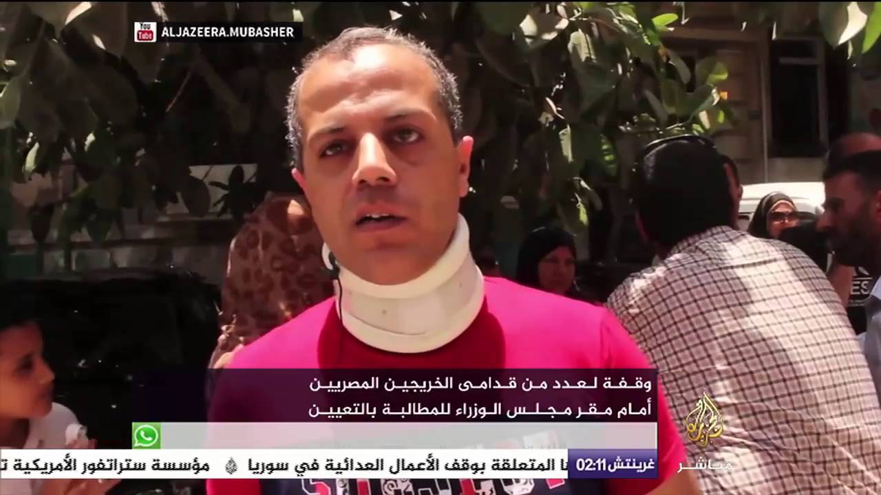 أحد الخريجين القدامى للسيسي "أنا انتخبتك ياريس وبسألك هل ده فساد ولا إيه؟"