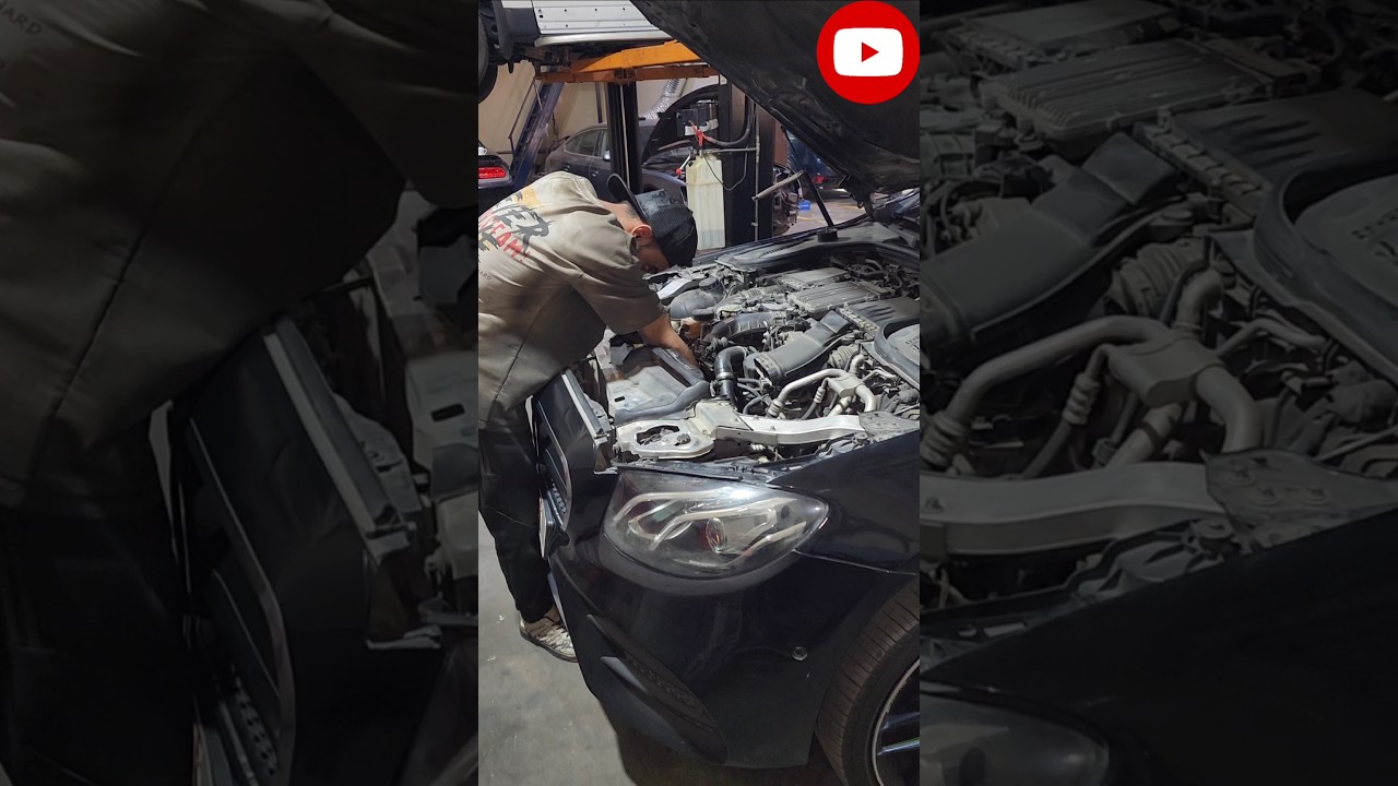 Mercedes E450 Water Pump &🚨 Thermostat Replacement | Heating Problem Fix 🛠️ Mercedes E450 Ove