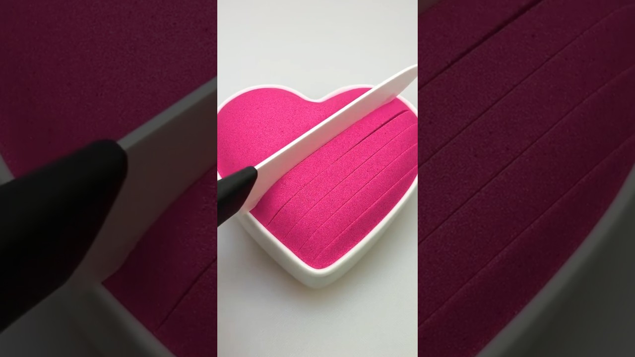 very satisfying and relaxing,kinetic sand ASMR,squish and Drop