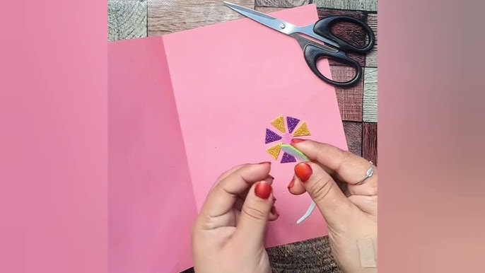 Easy Birthday Card Making With Paper, Handmade Greeting Card, Paper Craft  @devoartsandcrafts4787