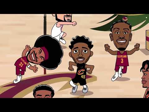 2Tall Animation Cleveland Cavaliers X Happy Holidays 