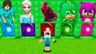 YANLIŞ KORKUTUCU ZÜMRÜT PORTALI SEÇERSEN ÖLÜRSÜN! ⚠️ Minecraft