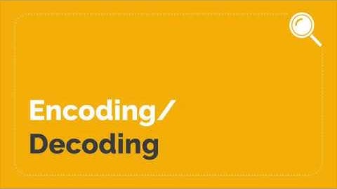 Encoding/Decoding