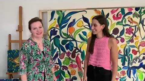 Studio visit - Chlo Manasseh along with Anne Wight...