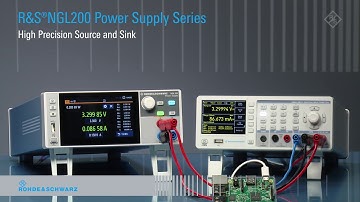 6½ digits V/I metering of the R&S NGL200 Power Supply Series