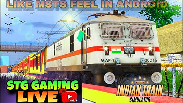 LIVE 🔴 Indian Train Simulator | Train Simulator 2025 | STG GAMING #trainsimulator #shorts