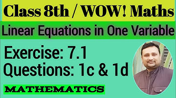 Wow Maths Class 8 Chapter 7 Exercise 7.1 Question 1c | Wow Maths Class 8 Exercise 7.1 Question 1d
