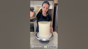 Creating a fault line cake💜