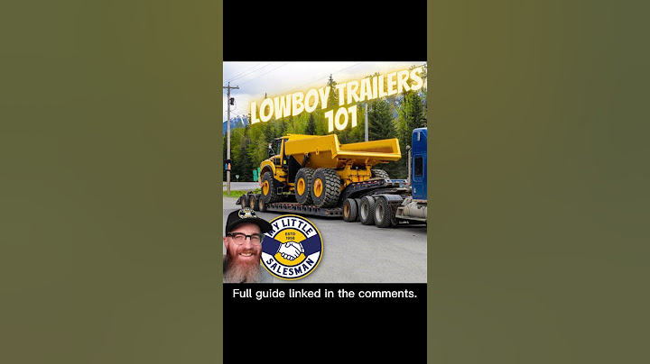 What are Axle Tilt Bed Lowboy Trailers? #lowboytrailer #heavyequipment