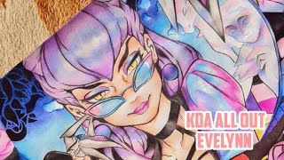 Kda All Out Evelynn Drawing