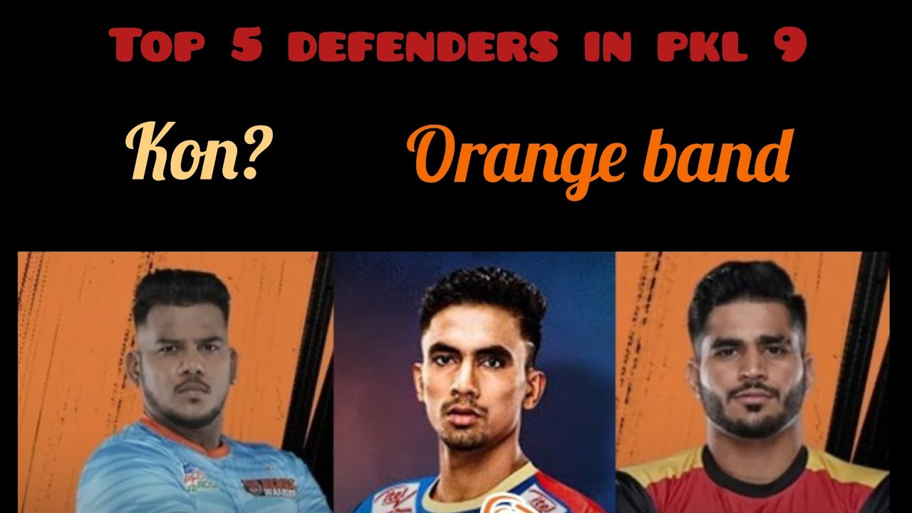 Top 5 defenders after 55 matches in pkl season 9,best defenders 