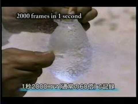 Ultra highspeed camera ballon exploding